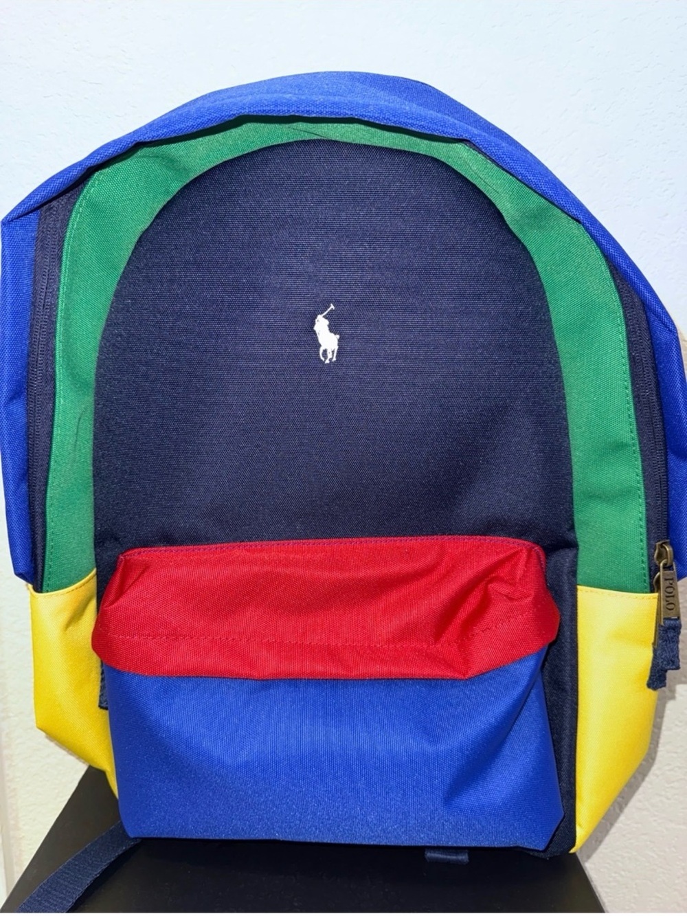 Polo by Ralph Lauren Multicolor Men's Backpack - Navy, Blue, Red, Green, Yellow